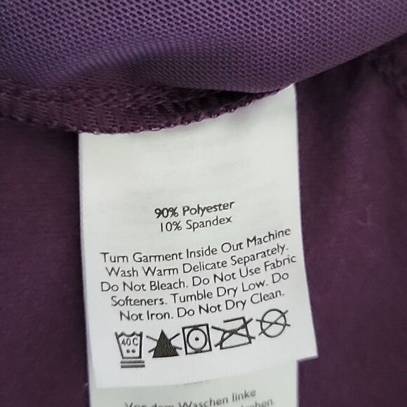 Eddie Bauer Dark Purple Patterned Soft Shell Jacket - Size Medium - Picture 12 of 15